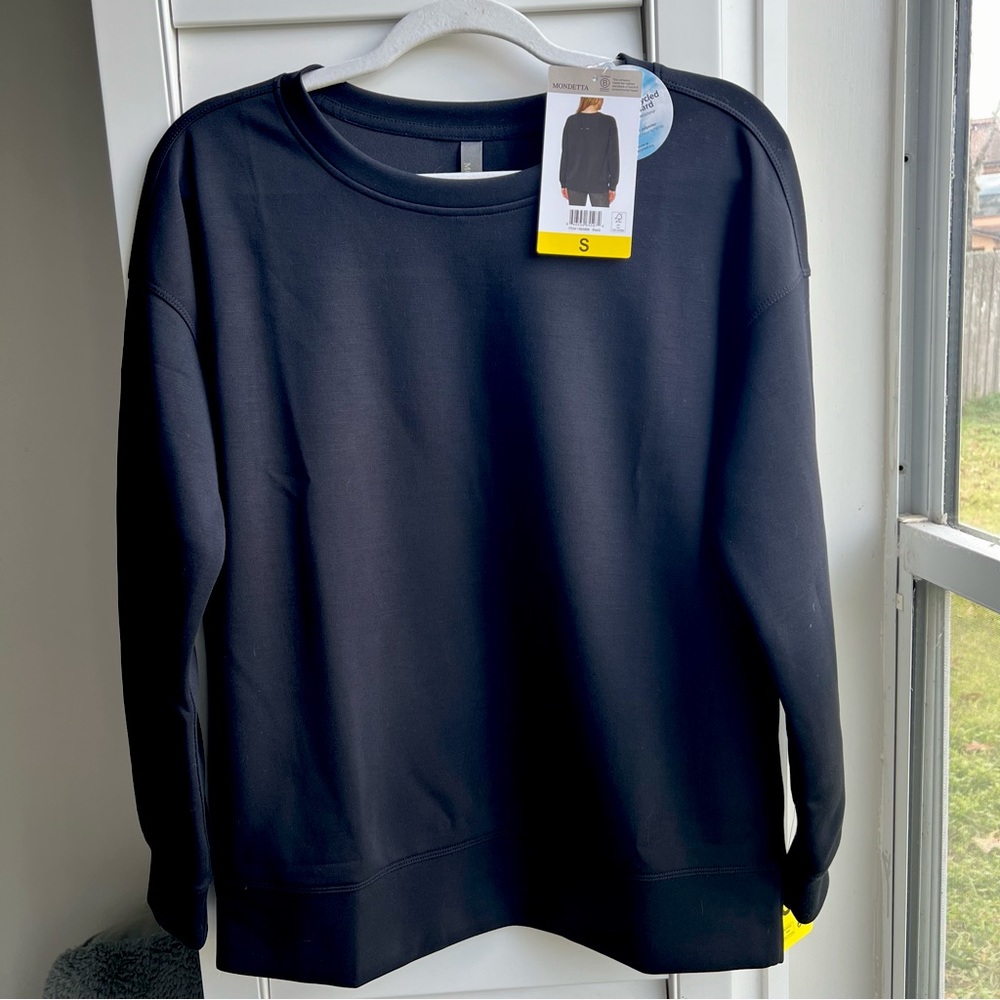 Scuba crewneck sweatshirt black Soft tech fleece
